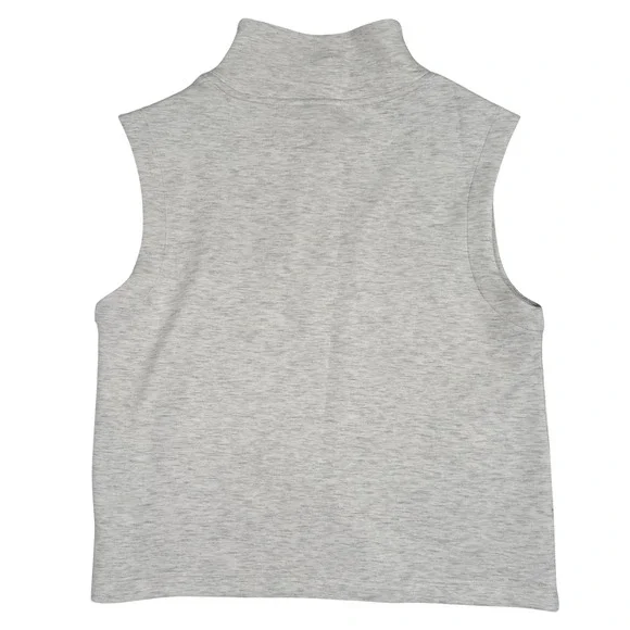 Varley Magnolia Half Zip Tank 2.0 Women Large Ivory Marl DoubleSoft New - Picture 5 of 11